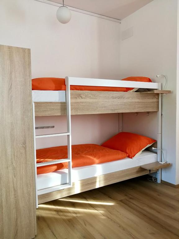 Postel nebo postele na pokoji v ubytování Frankovič Bed&Breakfast