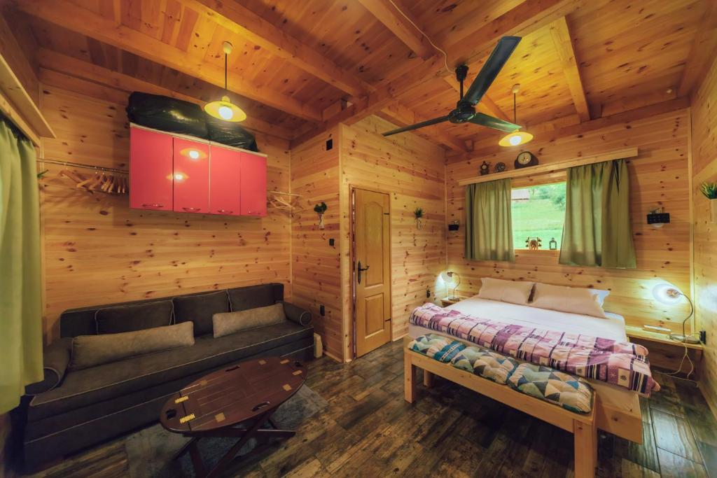 Letto o letti in una camera di Chalet Tara
