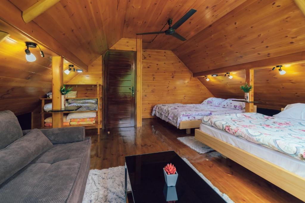 Letto o letti in una camera di Chalet Tara