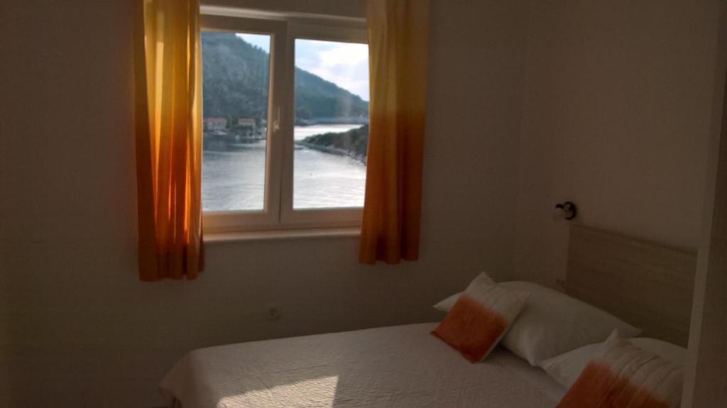 Posteľ alebo postele v izbe v ubytovaní Apartman Zaklopatica