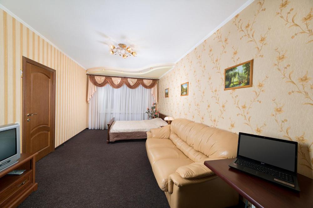 TV a/nebo společenská místnost v ubytování Hotel Hottey
