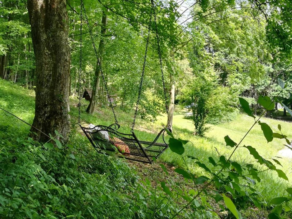Vonkajšia záhrada v ubytovaní Villa Eisenwerk