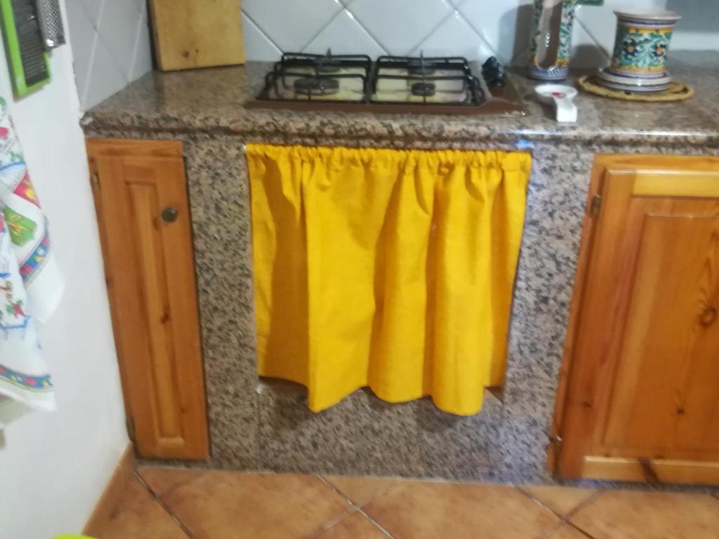 Cuina o zona de cuina de Le Case Di Tufo Riccio di mare
