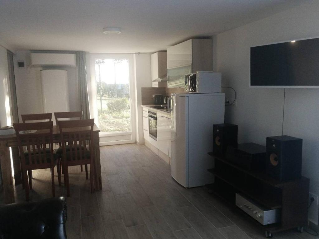 Kuchyň nebo kuchyňský kout v ubytování Hilltop Apartments