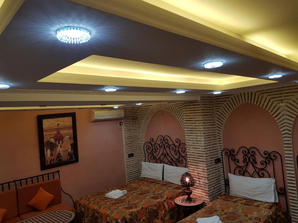 Posezení v ubytování Hotel Salsabil