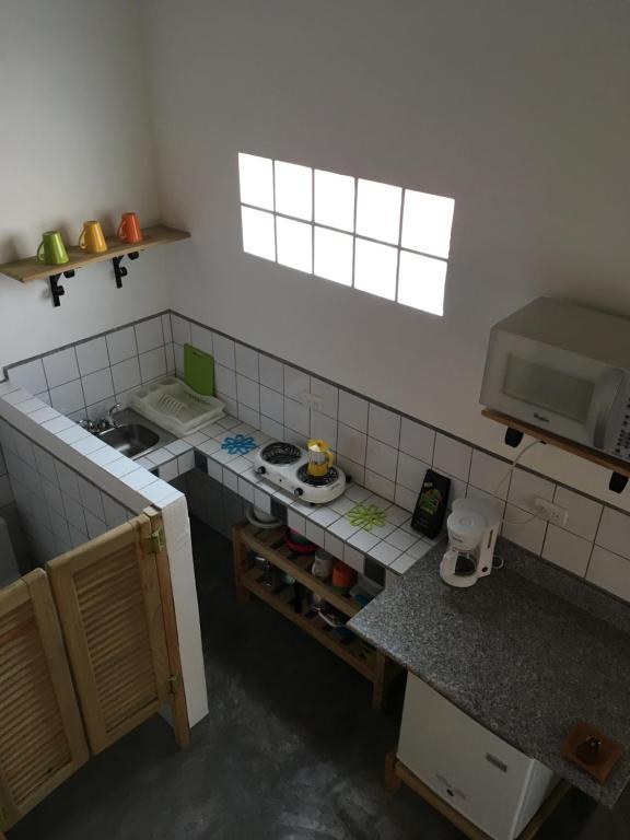 Köök või kööginurk majutusasutuses Studio 22