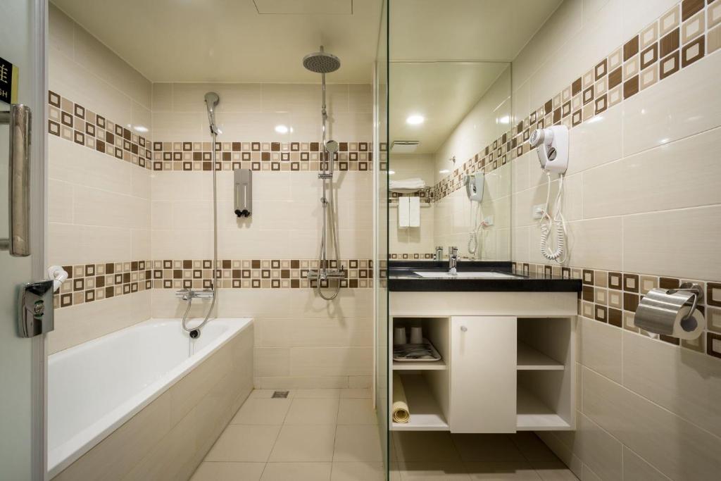Koupelna v ubytování Good Life Hotel - Shang Hwa
