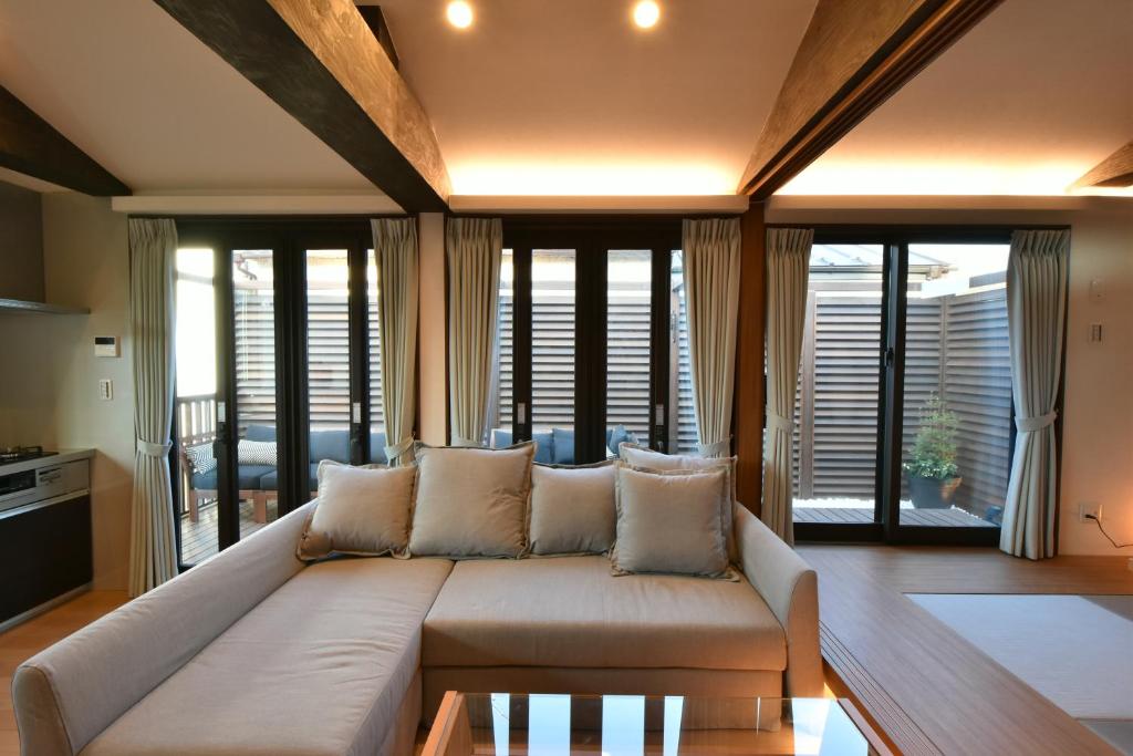 Posezení v ubytování ASAKUSA EAST Terrace - KANDO