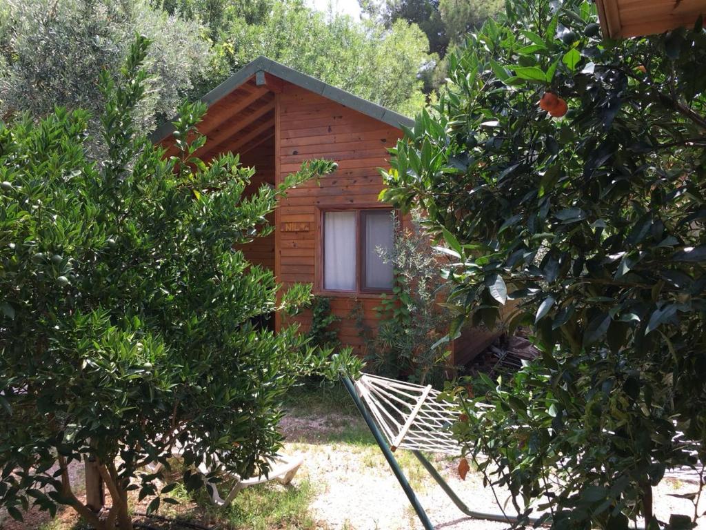 Zahrada ubytování Bungalow Halil
