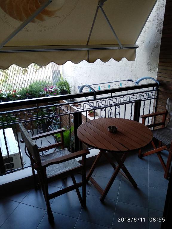 Balkón alebo terasa v ubytovaní Athos Thea Luxury Rooms