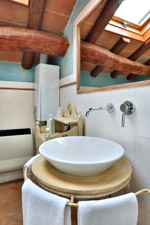 Koupelna v ubytování Relais I Castagnoni