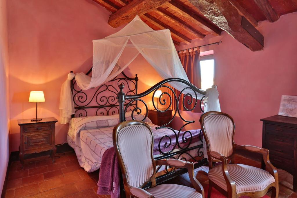 Postel nebo postele na pokoji v ubytování Relais I Castagnoni
