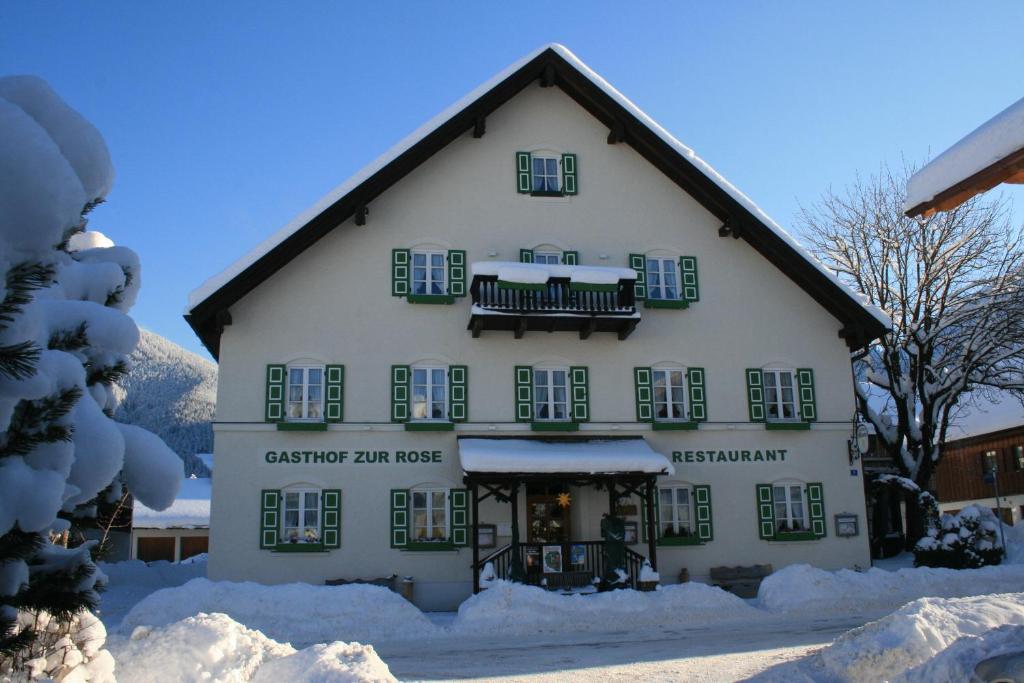 Hotel-Gasthof Rose v zimě