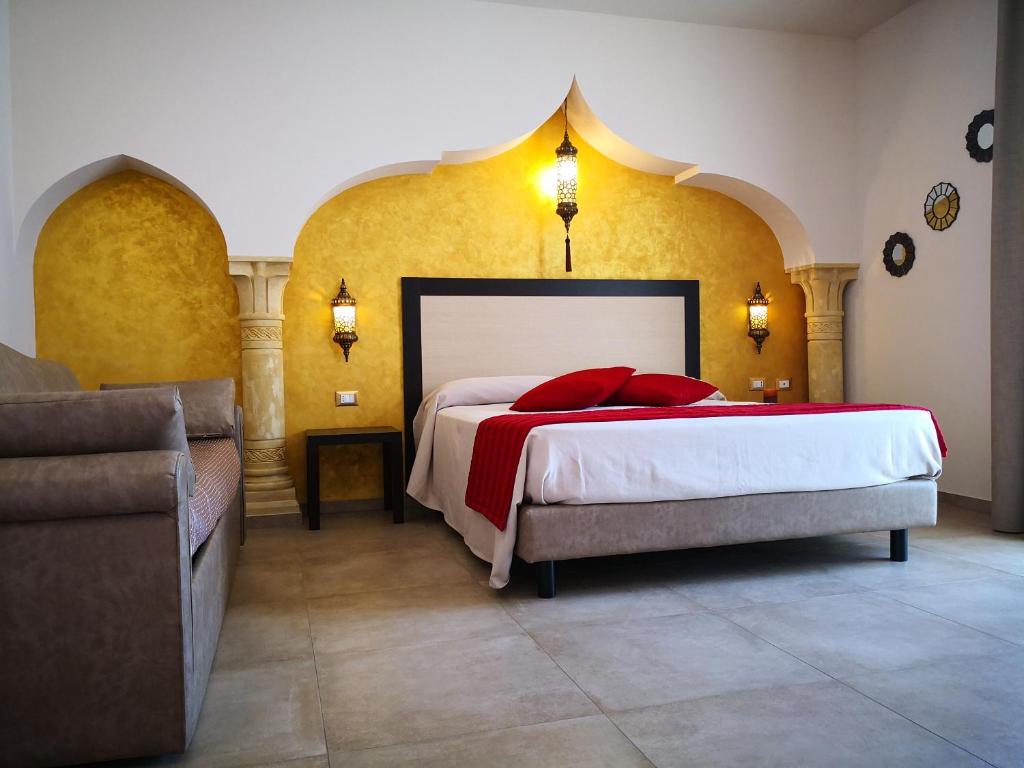 Postel nebo postele na pokoji v ubytování RIAD Comfort Rooms