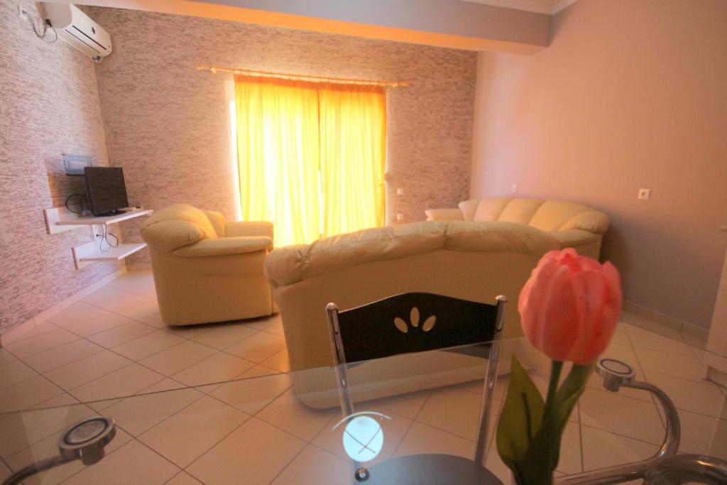 TV a/nebo společenská místnost v ubytování Beva Hotel