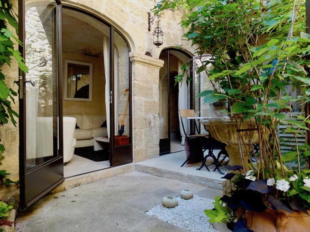 Zahrada ubytování Un Patio en Luberon