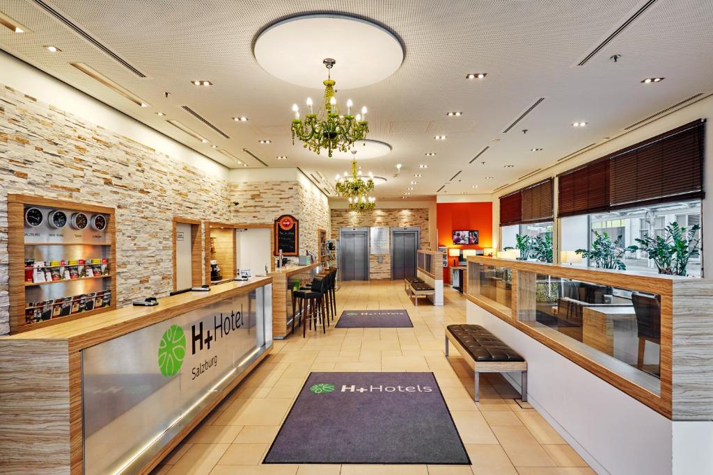 Vstupní hala nebo recepce v ubytování H+ Hotel Salzburg