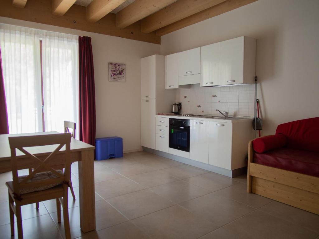 Kuchyň nebo kuchyňský kout v ubytování RTA Hotel Le Vallene