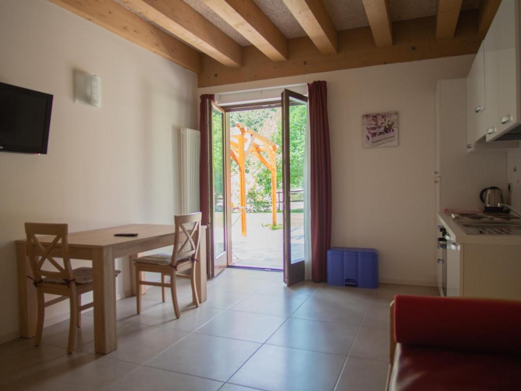Kuchyň nebo kuchyňský kout v ubytování RTA Hotel Le Vallene