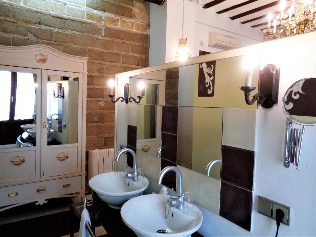 Koupelna v ubytování Hotel Boutique Nueve Leyendas