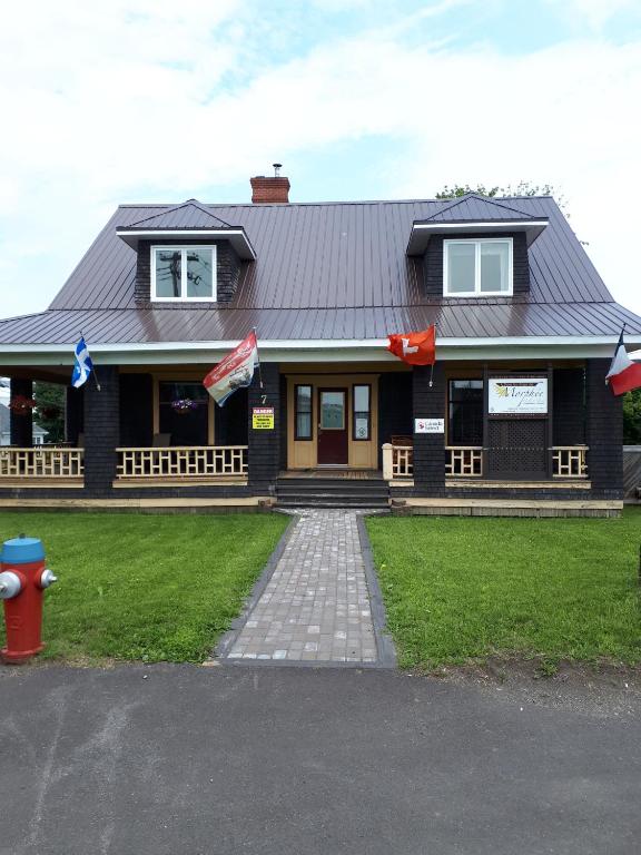 Budova, kde se bed and breakfast nachází