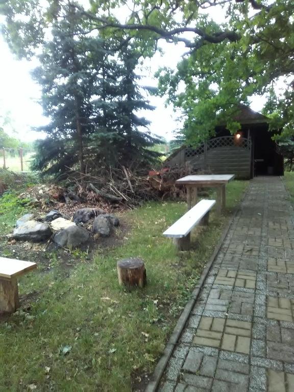 Vonkajšia záhrada v ubytovaní Chata Baby Jagi