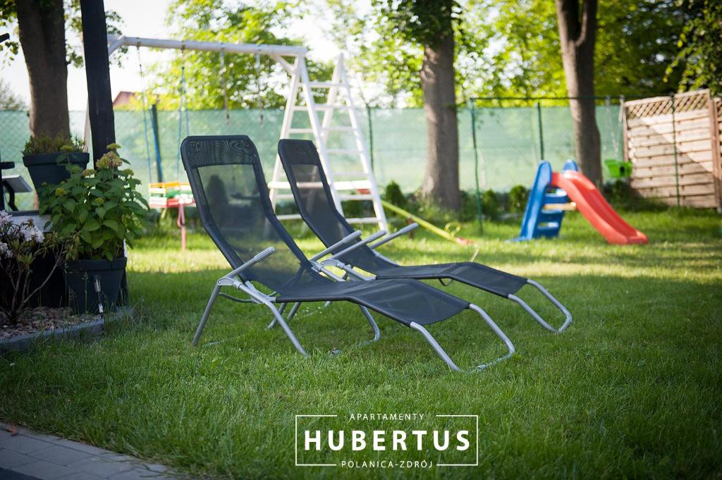 Vonkajšia záhrada v ubytovaní Hubertus