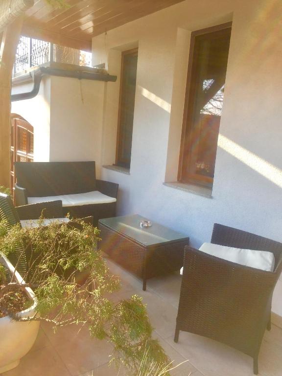 Posezení v ubytování Apartman Diófa