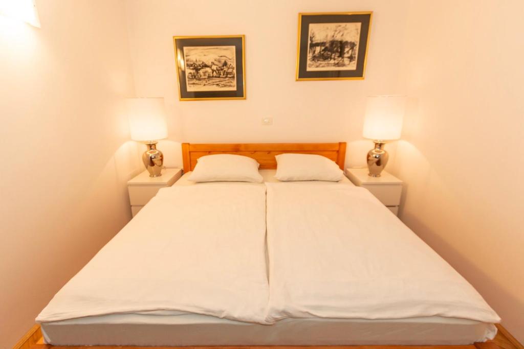 Postel nebo postele na pokoji v ubytování Apartma Spaans