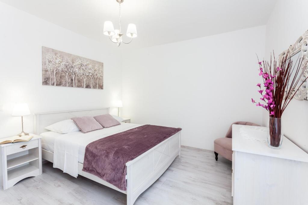 Voodi või voodid majutusasutuse Guest House Simoni toas