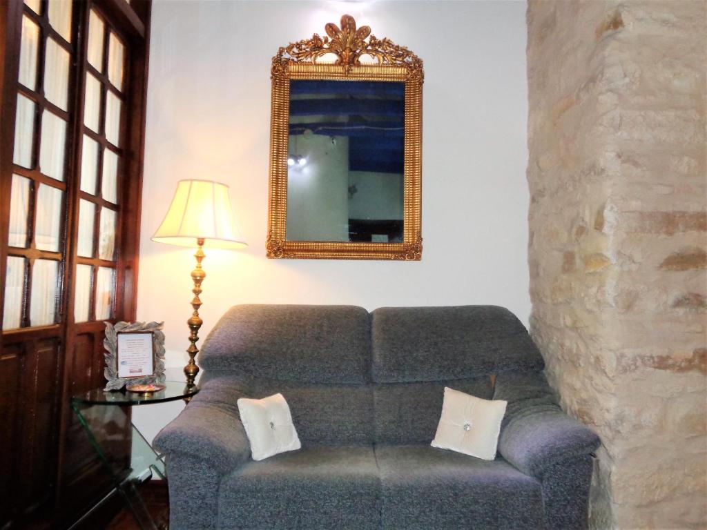 Posezení v ubytování Hotel Boutique Nueve Leyendas