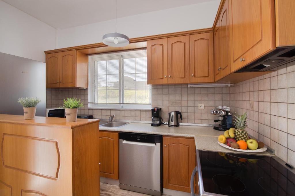Kuchyňa alebo kuchynka v ubytovaní Cozy Renovated Apartment "Filoxenia"