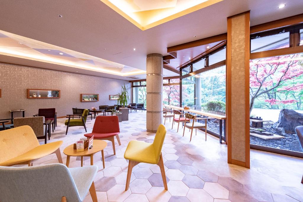 Posezení v ubytování Hotel Oyanagi