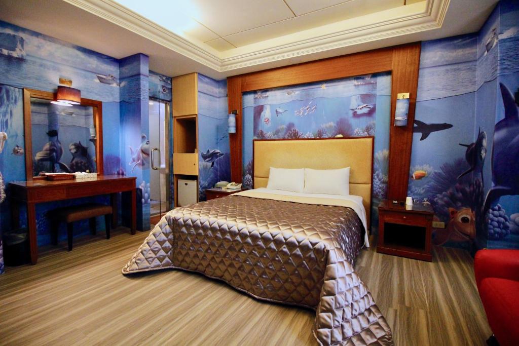 Postel nebo postele na pokoji v ubytování Spring City Motel