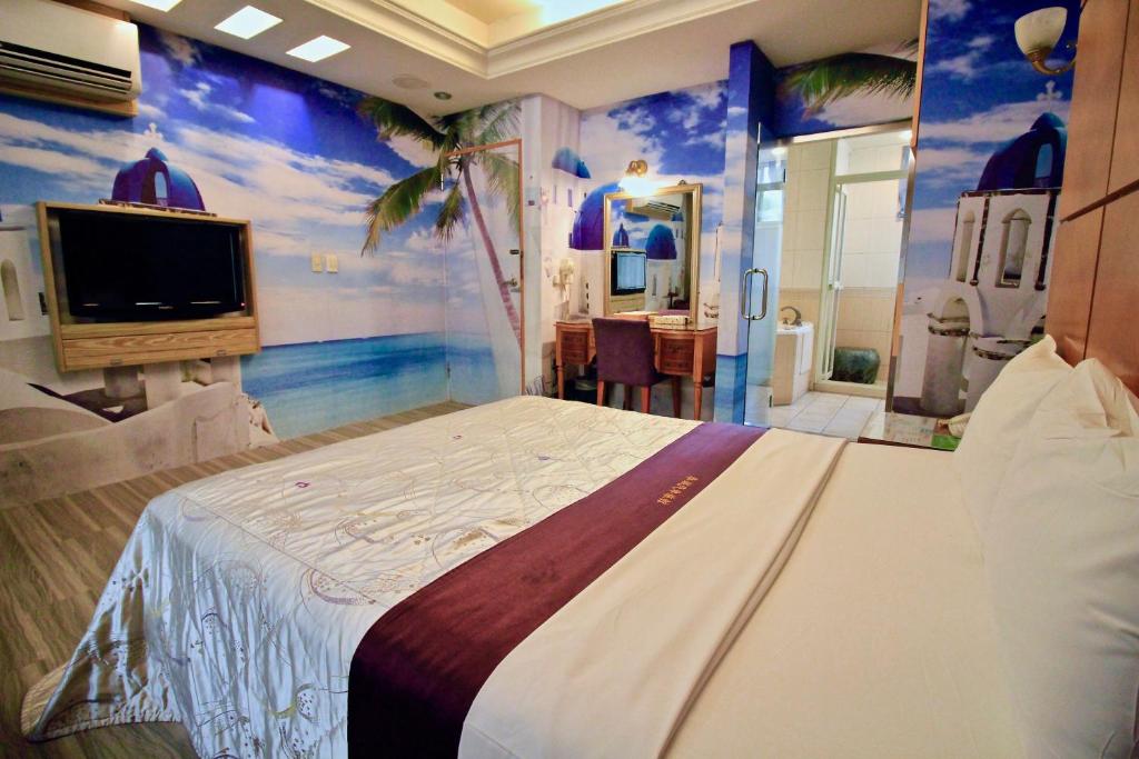 Postel nebo postele na pokoji v ubytování Spring City Motel
