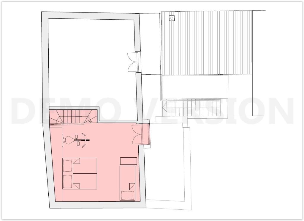 Půdorys ubytování Apartment Betina Inn