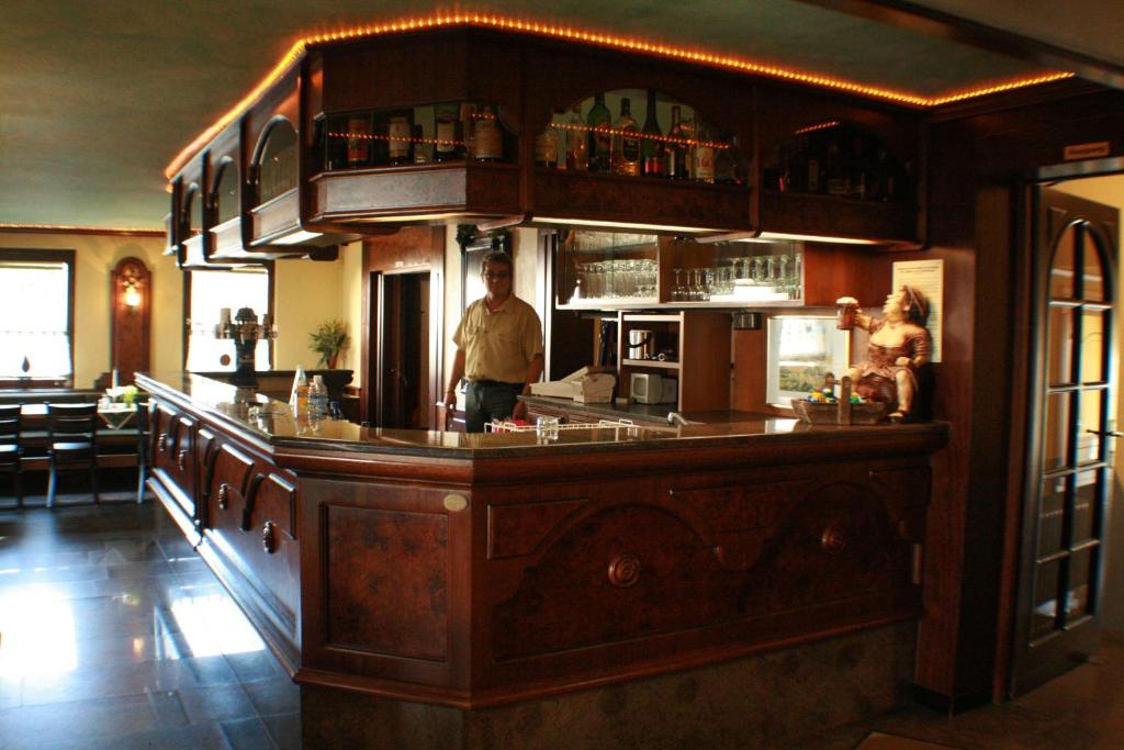 Lounge nebo bar v ubytování Hotel Rebstock