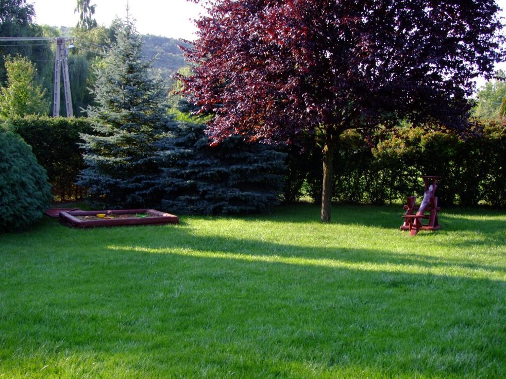 Zahrada ubytování Rajna Apartmanház