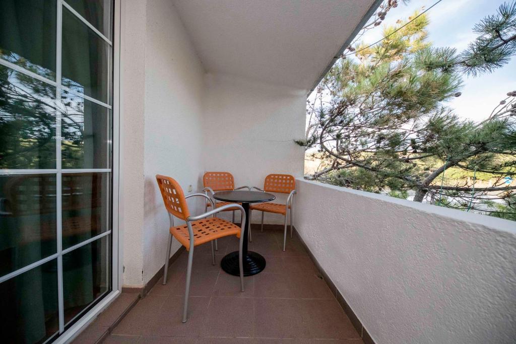 Balkón nebo terasa v ubytování Guesthouse Šime