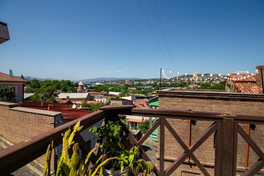 Balkón nebo terasa v ubytování Anzori House
