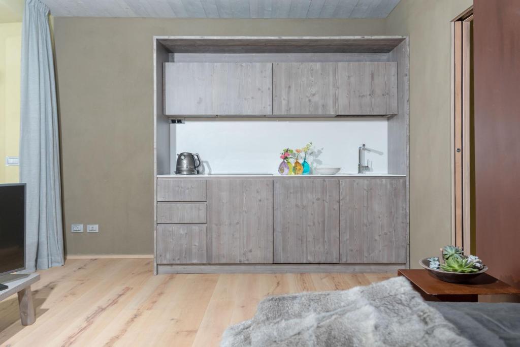 Kuchyň nebo kuchyňský kout v ubytování Tulipa Natural Home