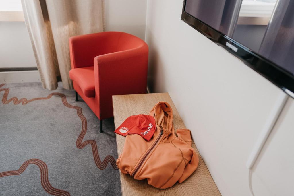Posezení v ubytování Tärnaby Fjällhotell