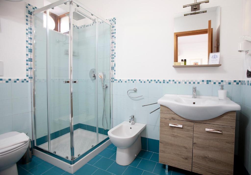Koupelna v ubytování Luxury Room Vittorio Emanuele II