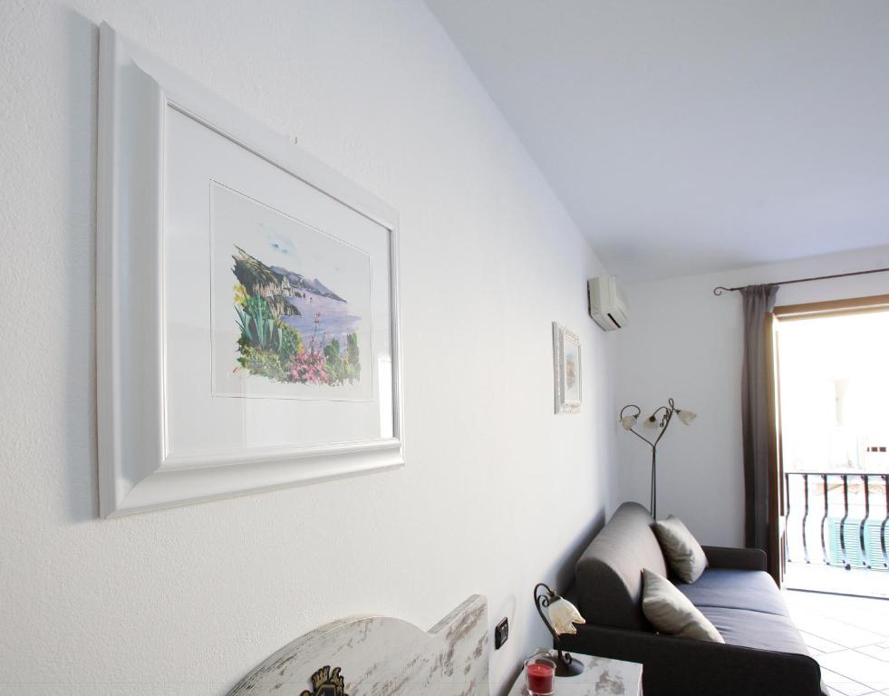 Posezení v ubytování Luxury Room Vittorio Emanuele II