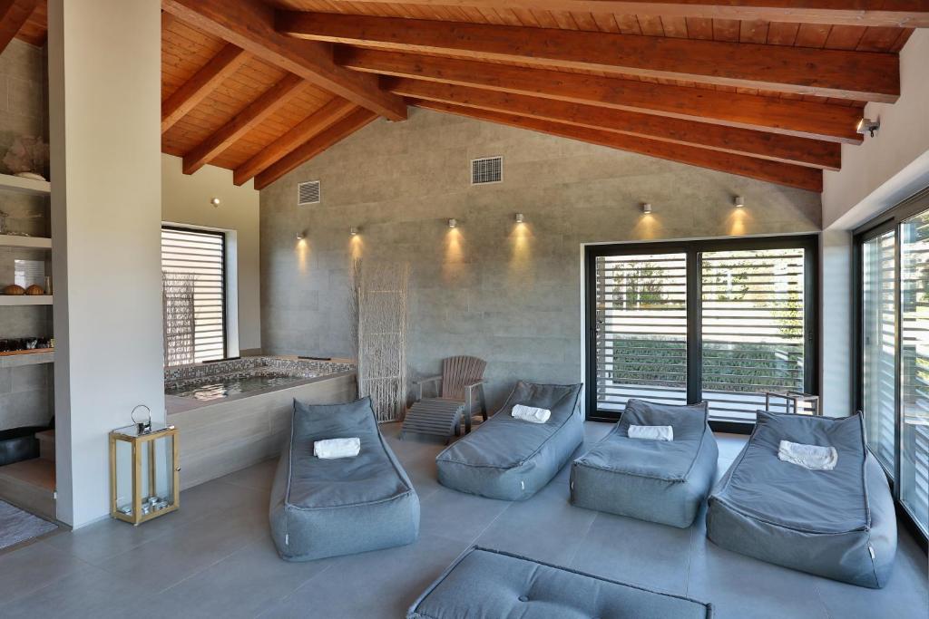 Posezení v ubytování Relais I Castagnoni