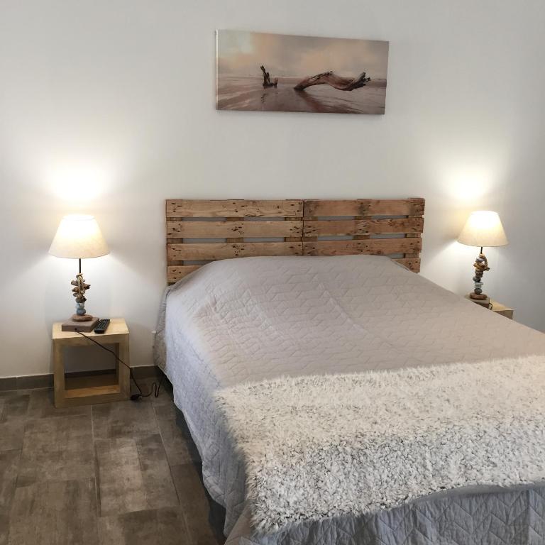 Postel nebo postele na pokoji v ubytování Mas d'Auzières