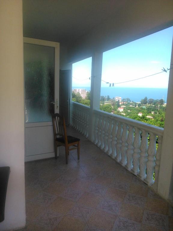 Balkón nebo terasa v ubytování Guest house maka