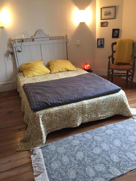 Letto o letti in una camera di les camélias