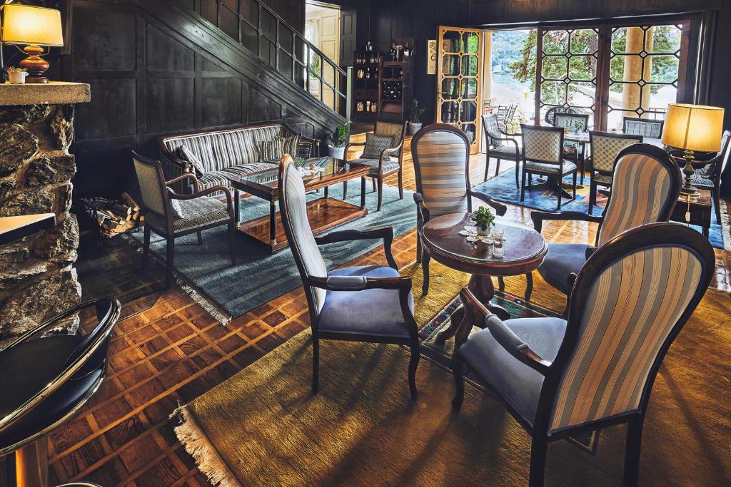 Posezení v ubytování Hotel Villa Rainer