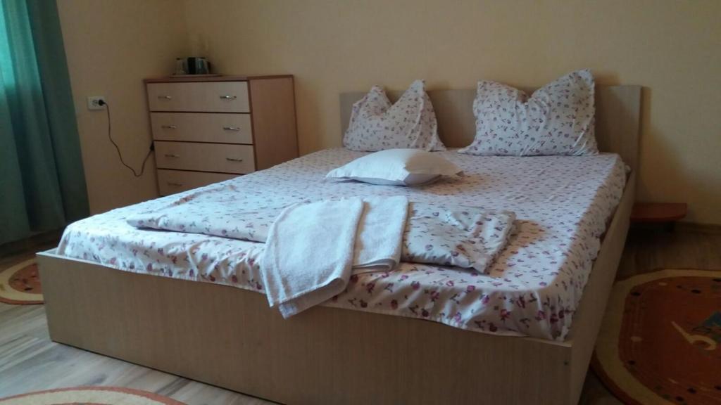 Postel nebo postele na pokoji v ubytování Casa de Vacanță Daniel
